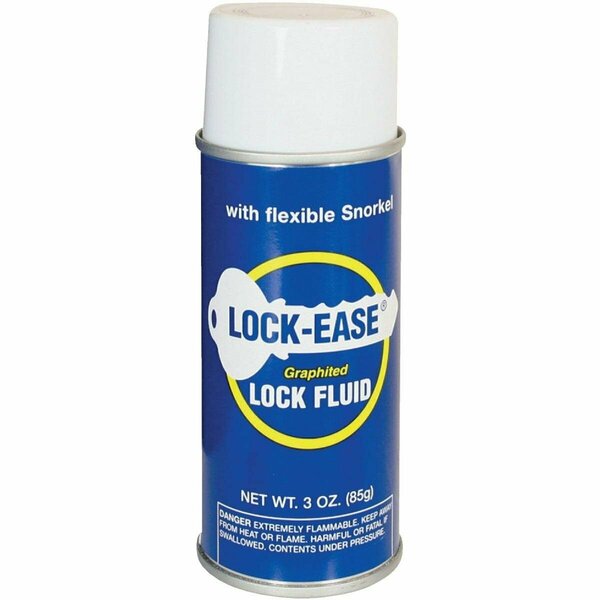 Ags Lock-Ease 3 Oz. Aerosol Spray Graphited Lock Lubricant LE-5